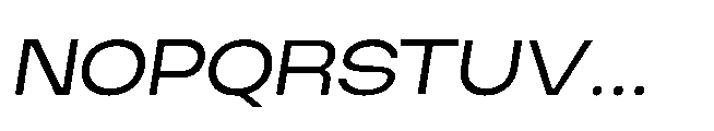 Finlado Variable Oblique Font UPPERCASE
