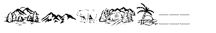Finmore Dingbats Font OTHER CHARS