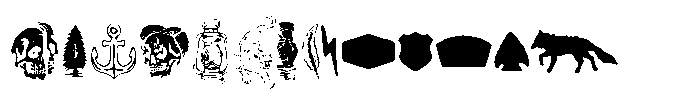 Finmore Dingbats Font LOWERCASE