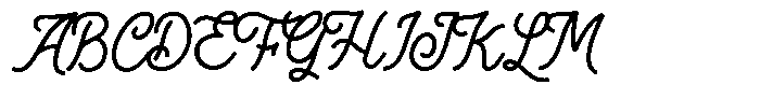 Finmore Regular Font UPPERCASE