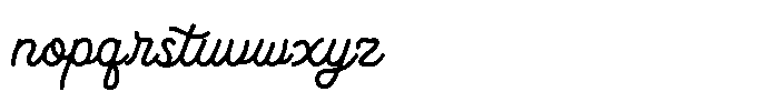 Finmore Regular Font LOWERCASE