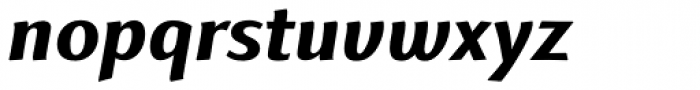 Finnegan Pro ExtraBold Italic Font LOWERCASE