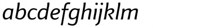 Finnegan Pro Italic Font LOWERCASE
