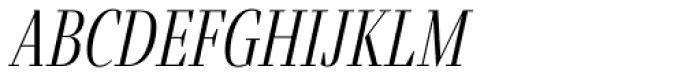 Fino Light Italic Font LOWERCASE