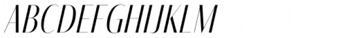 Fino Sans Title Light Italic Font LOWERCASE