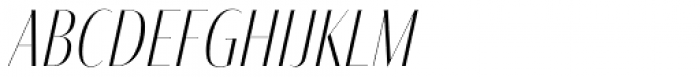 Fino Sans Title Thin Italic Font LOWERCASE