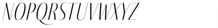 Fino Sans Title Thin Italic Font LOWERCASE