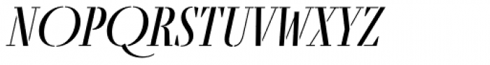 Fino Stencil Italic Font UPPERCASE