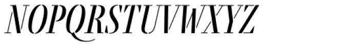 Fino Stencil Italic Font LOWERCASE