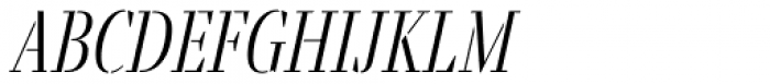 Fino Stencil Light Italic Font LOWERCASE