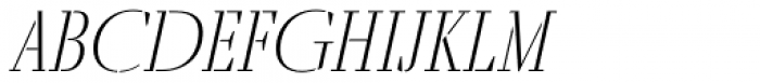 Fino Stencil Thin Italic Font UPPERCASE