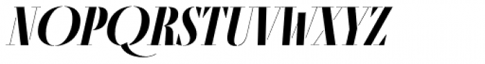 Fino Stencil Title Bold Italic Font UPPERCASE