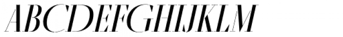 Fino Stencil Title Italic Font UPPERCASE