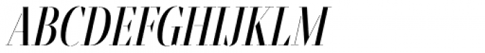 Fino Stencil Title Italic Font LOWERCASE