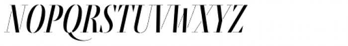 Fino Stencil Title Italic Font LOWERCASE