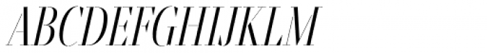 Fino Stencil Title Light Italic Font LOWERCASE