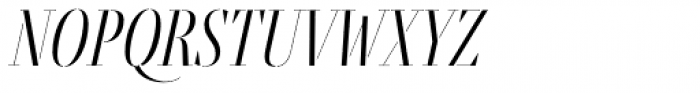 Fino Stencil Title Light Italic Font LOWERCASE