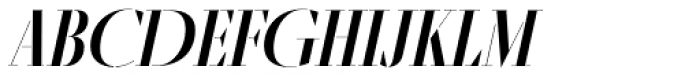 Fino Stencil Title Medium Italic Font UPPERCASE