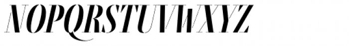 Fino Stencil Title Medium Italic Font LOWERCASE