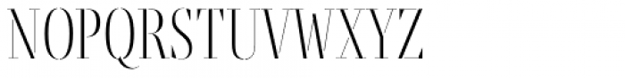 Fino Stencil Title Thin Font LOWERCASE