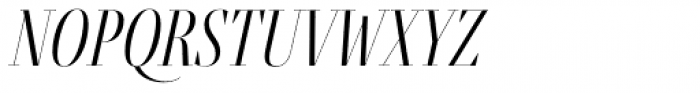Fino Title Light Italic Font LOWERCASE