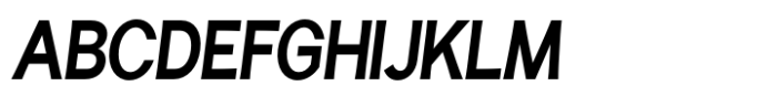 Fintalux Bold Condensed Italic Font