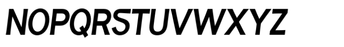 Fintalux Bold Condensed Italic Font UPPERCASE