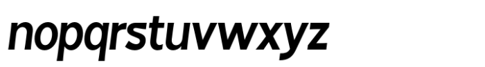 Fintalux Bold Condensed Italic Font LOWERCASE