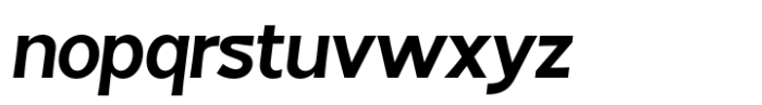 Fintalux Bold Italic Font LOWERCASE