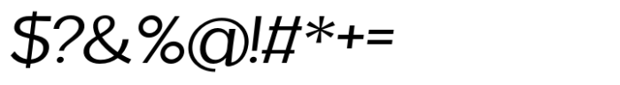 Fintalux Expended Italic Font OTHER CHARS