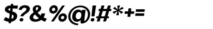 Fintalux Extra Bold Expended Italic Font OTHER CHARS