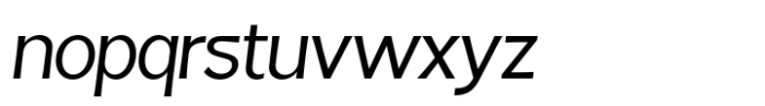 Fintalux Italic Font LOWERCASE