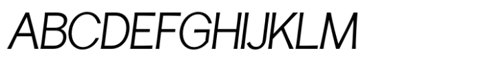 Fintalux Light Italic Font UPPERCASE