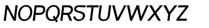 Fintalux Medium Italic Font UPPERCASE