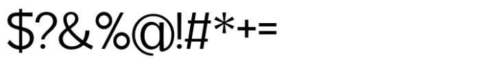 Fintalux Regular Font OTHER CHARS
