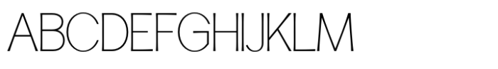 Fintalux Thin Font UPPERCASE