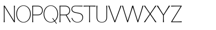 Fintalux Thin Font UPPERCASE