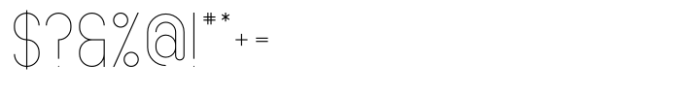 Fintona Light Font OTHER CHARS
