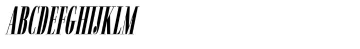 Fiona Pro Black Italic Font UPPERCASE