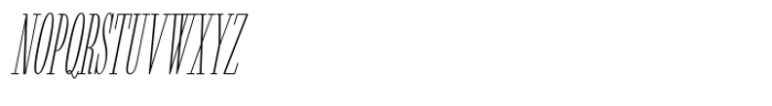 Fiona Pro Light Italic Font UPPERCASE