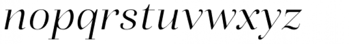 Fiorina Grande Light Italic Font LOWERCASE