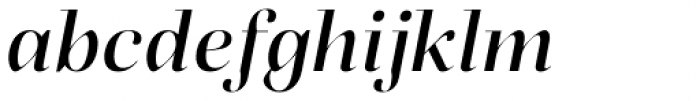 Fiorina Grande Medium Italic Font LOWERCASE