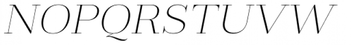 Fiorina Grande Thin Italic Font UPPERCASE