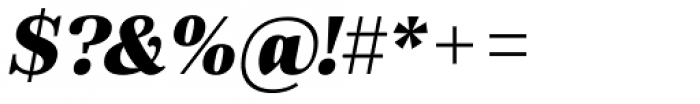 Fiorina Subhead Black Italic Font OTHER CHARS