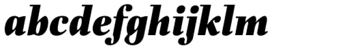 Fiorina Subhead Black Italic Font LOWERCASE