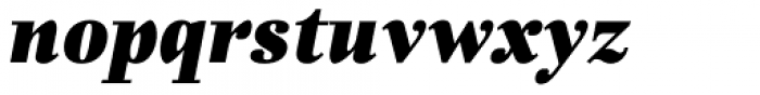 Fiorina Subhead Black Italic Font LOWERCASE
