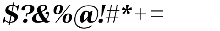 Fiorina Subhead Bold Italic Font OTHER CHARS
