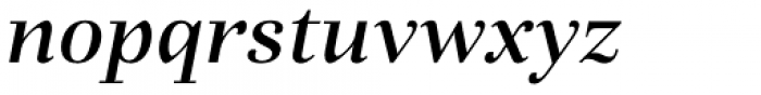 Fiorina Subhead Medium Italic Font LOWERCASE