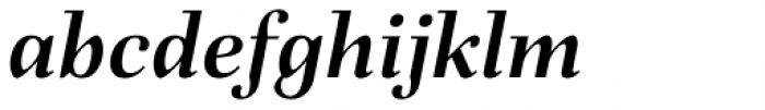 Fiorina Subhead Semi Bold Italic Font LOWERCASE