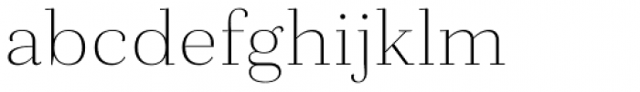 Fiorina Subhead Thin Font LOWERCASE
